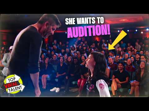 When AUDIENCE MEMBERS Ask Simon To Audition..Then THIS Happens!
