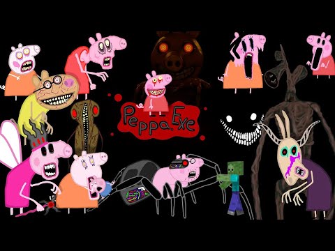 Peppa EXE Tales : Episodes 1-7 (Complete) - Horror Parody ( Not For Kids )