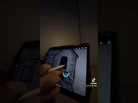 A sparkling sketch✨|| procreate                                 ￼سكيتج سريع بمساعدة بروكرييت