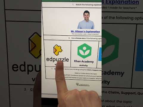 Flip instruction and give learners meaningful choices with this free Explain Board template.