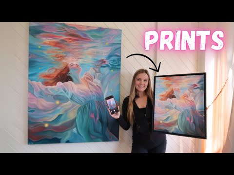 How I Make Prints of my Paintings