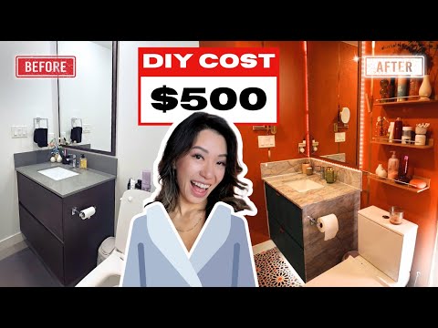 Fix your Bathroom you Chaotic Potato | Budget + Renter Friendly MAKEOVER