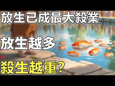 放生越多殺生越重？護生協會曝光：現在的放生已成最大殺業！果報慘烈【輪回|因果|佛學】