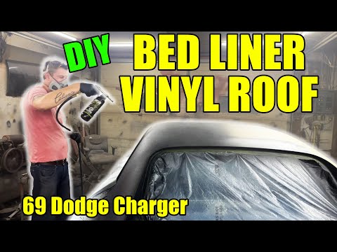 Fake Vinyl Roof Using Raptor Liner