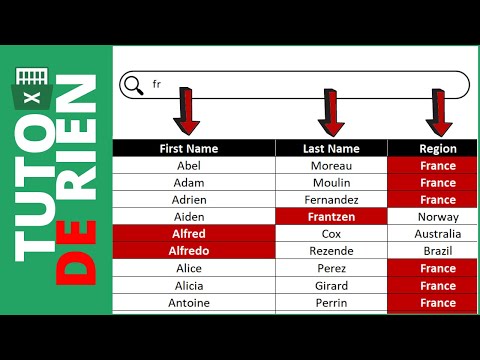 Comment retourner plusieurs valeurs à partir d'une recherche Excel ?