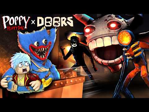 【Poppy Playtime X DOORS】當廢棄玩具工廠裡的BOSS們來到【DOORS】會發生什麼？！奇葩且腦洞大開的對決場景💥能活到最後的王者會是..？【至尊星】