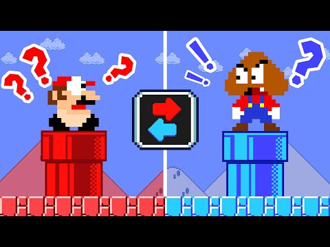 Rainbow Power vs. Super Mario and Goomba but Swap Places: Where Is Real Mario's Body?| ADN Game