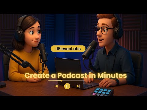 Create a Podcast in Minutes with AI | ElevenLabs Tutorial