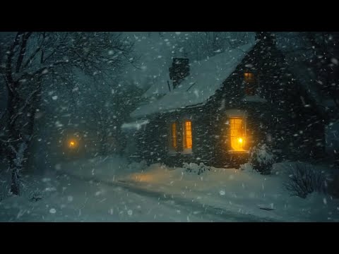 Winter’s Whisper 🌨️ Gentle Blizzard & Wind Ambience for Stress Relief and Focused Meditation