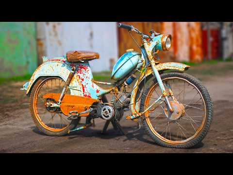 Full Restoration of an Old 1960s Moped
