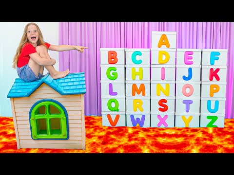 Nastya and her friends make learning the ABCs fun and engaging