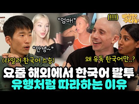 "거의 다 알아들어요" 요즘 해외에서 함부로 한국어 말하고다니면 안되는 이유ㄷㄷ  | 🍪빠삭한수다 EP.31 | 선현우 타일러 니디 | 한글과자