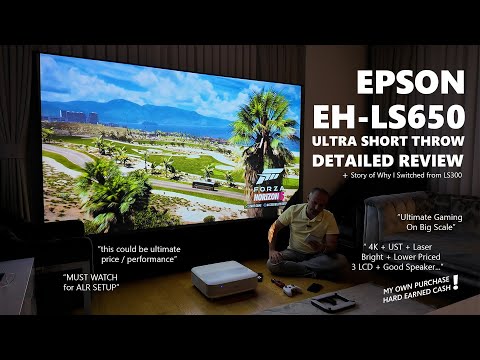 Ultimate 4K Budget Friendly Ultra Short Throw Projector Epson LS650