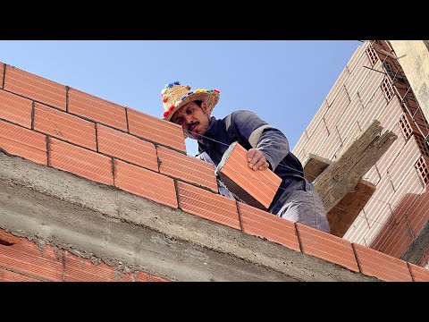 تعلم بناء طوب احمر من اول حبة Learn to build red bricks from the first grain.