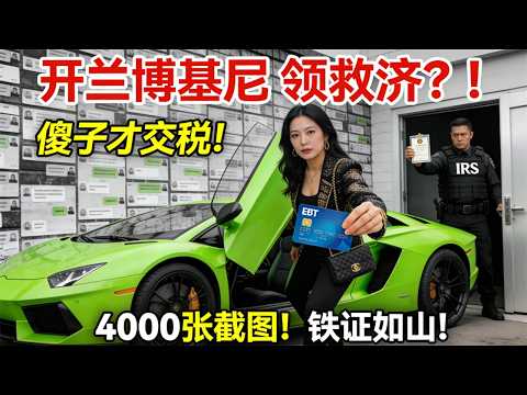 华人奶茶店老板娘开兰博基尼领粮食券6年！国税局卧底2年收集4327张截图，结局让所有人沉默…