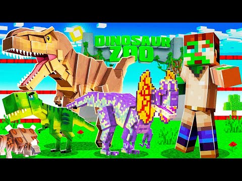 I OPENED a DINOSAUR ZOO in MINECRAFT