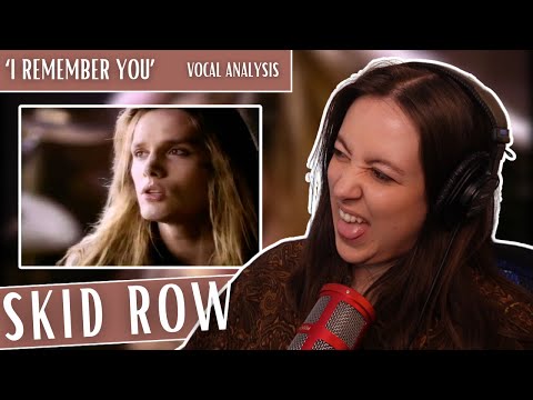 First Time Watching SKID ROW I Remember You | Vocal Coach Reaction (& Analysis) Jennifer Glatzhofer