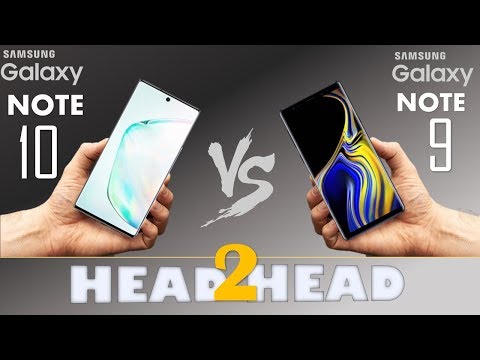 Samsung Galaxy NOTE 10  VS Galaxy NOTE 9