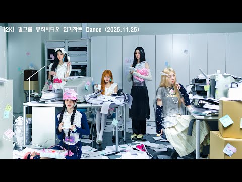 [2K/뮤비] 걸그룹(여돌) 댄스곡 2시간 (운동할때 들을 노래) 25.11.25. / 여돌플리 / 운동플리 / 제목, 가사 첨부