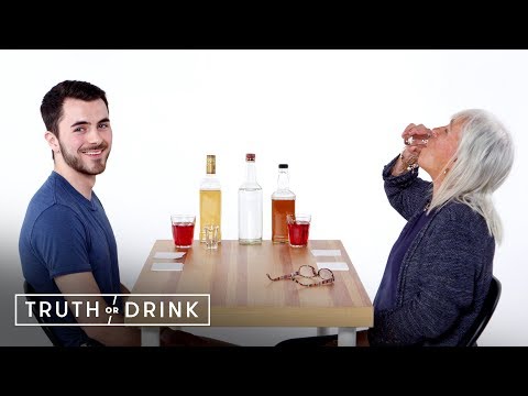 Me and My Grandmother Play Truth or Drink | Truth or Drink | Cut