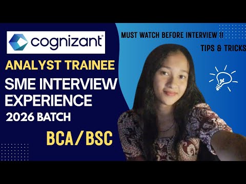 My Cognizant SME Interview Experience | Analyst Trainee 2026 | Questions, Tips & Full Interview 