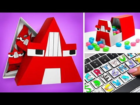 Alphabet Lore Adventure Book! 📚✨ DIY A–Z Crafts & Hidden Surprises with Sam & Sue