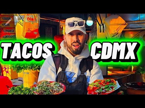 ¡Probando TACOS en MEXICO 🇲🇽 por primera vez! 🤩