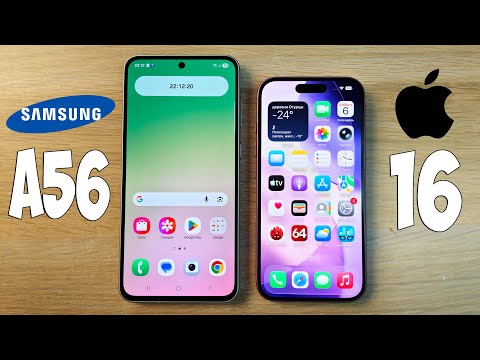 SAMSUNG GALAXY A56 VS IPHONE 16 - КАКОЙ ТЕЛЕФОН ЛУЧШЕ? ПОЛНОЕ СРАВНЕНИЕ!