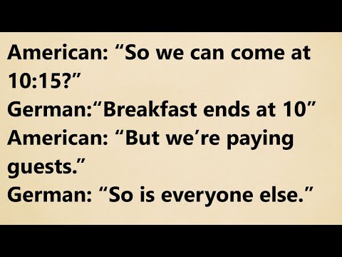 Americans vs German Directness — Nobody Is Ready for This