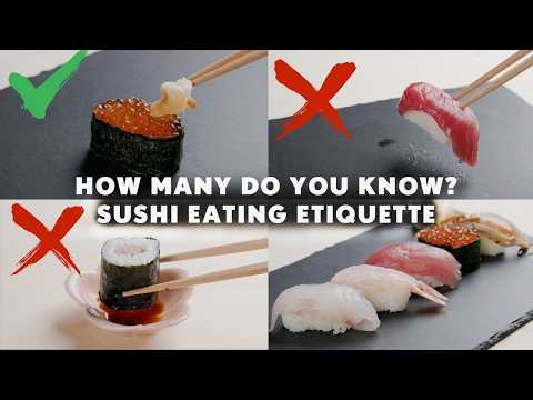 10x Delicious Sushi! Sushi Eating Tips You Need to Know!