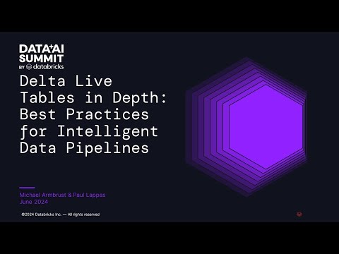 Delta Live Tables in Depth Best Practices for Intelligent Data Pipelines