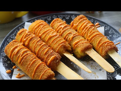 Ramadan Special Most Delicious Chicken Popsicle 😍 Bread Chicken Kulfi Iftar Special Recipe