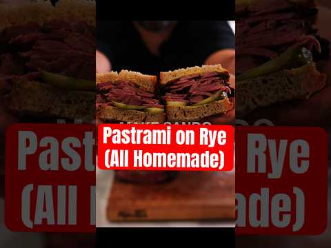 Pastrami on Rye is the BEST SANDWICH!! #shorts