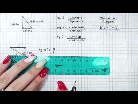 TRIGONOMETRIC RATIOS - How to calculate sides and angles of a right triangle