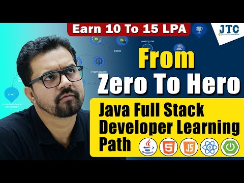 Java Full Stack Developer Learning Path || Zero To Hero || @JTCINDIA