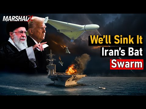 Come closer… and we’ll sink it.Iran’s Bat Swarm is waiting for Trump’s carrier!
