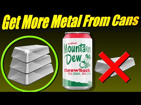 Get the Most Aluminum From Melting Cans