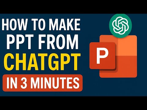 📊 How to Make PPT from ChatGPT Within 3 Minutes Using VBA Code 🚀