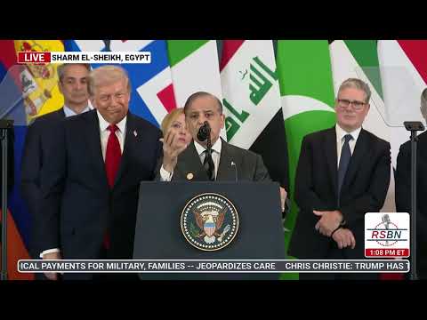 WATCH: President Trump Delivers Remarks at the 'Peace in the Middle East' Event - 10/13-25