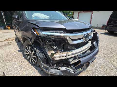 From Scary Crash to Easy Repair - Honda Pilot Rebuild