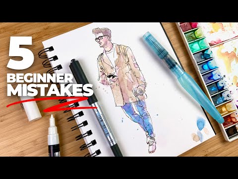 5 Common Mistakes Beginners make SKETCHING PEOPLE
