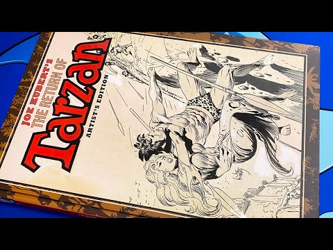Artist Edition Joe Kubert Tarzan Artisan Gallery Treasury Original Art Book Rare Hard Cover HC
