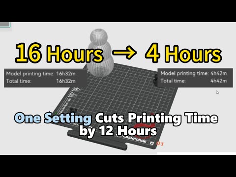 How to Cut 3D Printing Time by 12 Hours with One Setting