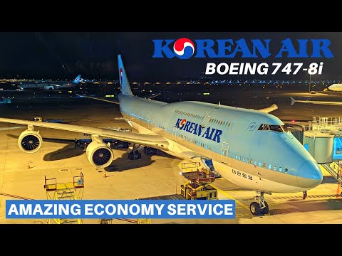 KOREAN AIR BOEING 747-8i (Economy) | Seoul - Honolulu | Flight Review