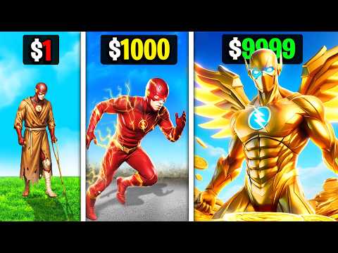 $1 to $1,000,000 THE FLASH in GTA!