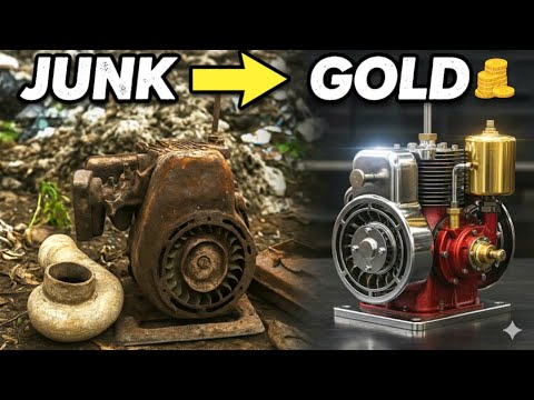 Will It Run? Rusty Old Fuel Pump Restored After Decades