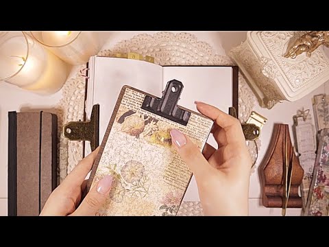 ASMR 가장 듣기 좋은 빈티지 다꾸 모음집🎂 : Best Brain Melting Triggers : Vintage journal