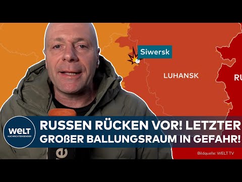 PUTINS KRIEG: Russen rücken vor! – Letzter großer Ballungsraum der Ukraine in Gefahr!
