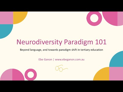 ADCET Webinar: Neurodiversity Paradigm 101 - Lessons from the movement for higher education