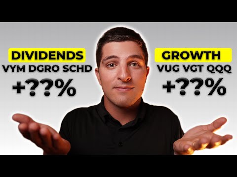 Which Makes You RICH Quicker (Dividend ETFs vs Growth ETFs)